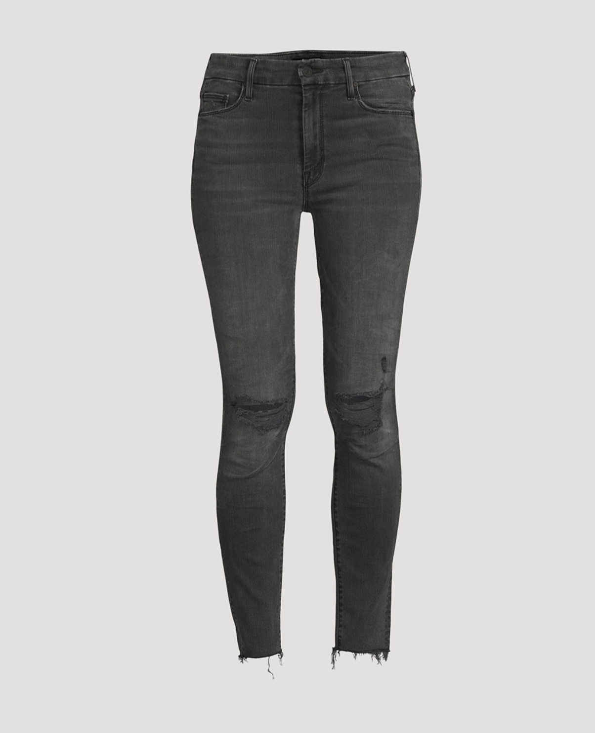 Mother High-Waisted Distressed Jeans